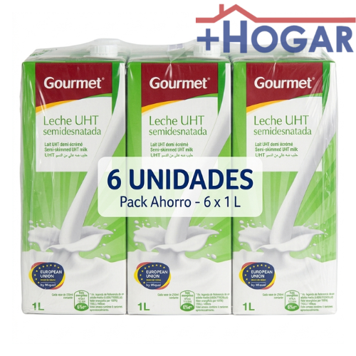 18413080001864  LECHE GOURMET SEMI 1L PACK DE6