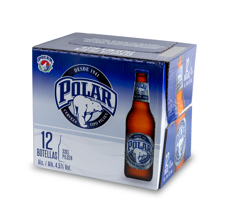 CERVEZA POLAR 4.5%VOL PACK12X33CL