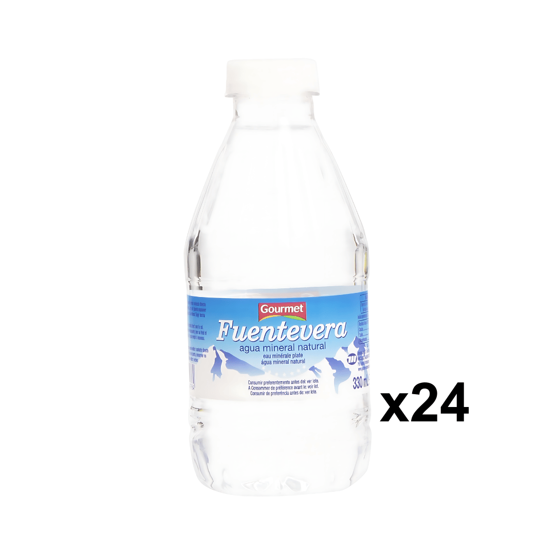 PACK DE 24X33CL AGUA MINERAL FUENTEVERA