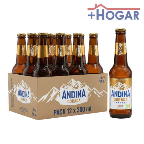 28436048732805  CERVEZA ANDINA DORADA PACK12X300ML ALC 4%VOL