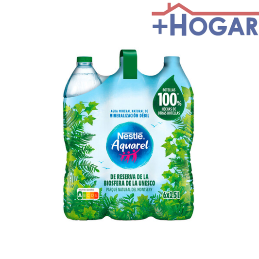 3700123300021  PACK DE 6 BOTELLA 1.5L AQUAREL