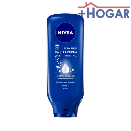 4005808799459   NIVEA BODY MILK 400ML. BAJO LA DUCHA P.SECA