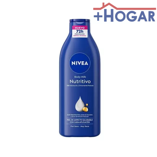 4006000086118   NIVEA BODY MILK 400ML.NUTRIT.AZUL ACID.HIAL.P.SECA-MUY SECA