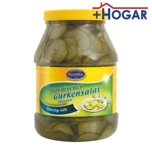 4037700078509  PEPINO RODAJAS AGRIDULCE 580ML NOWKA