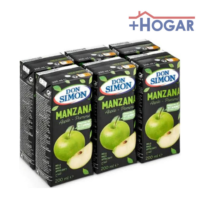 420701604619  ZUMO D.SIMON MANZANA PACK6X200ML