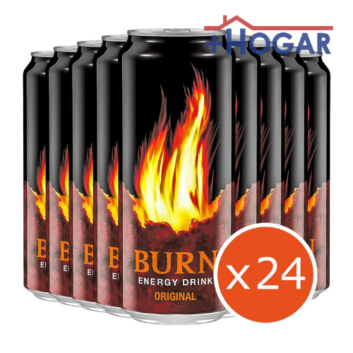5060466513396  PACK DE 12 BEBIDA BURN ENERGETICA 50CL