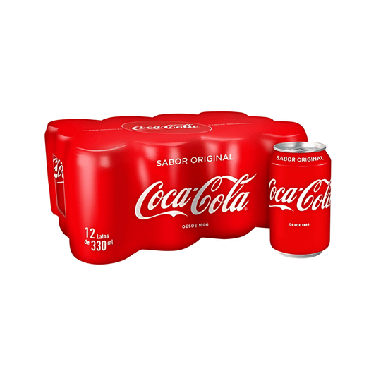 PACK 12 LATAS 330ML COCA COLA