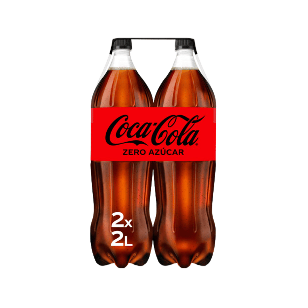 PACK 2 COCA COLA  ZERO  2L