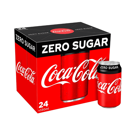 PACK 24 COCA COLA ZERO 330ML