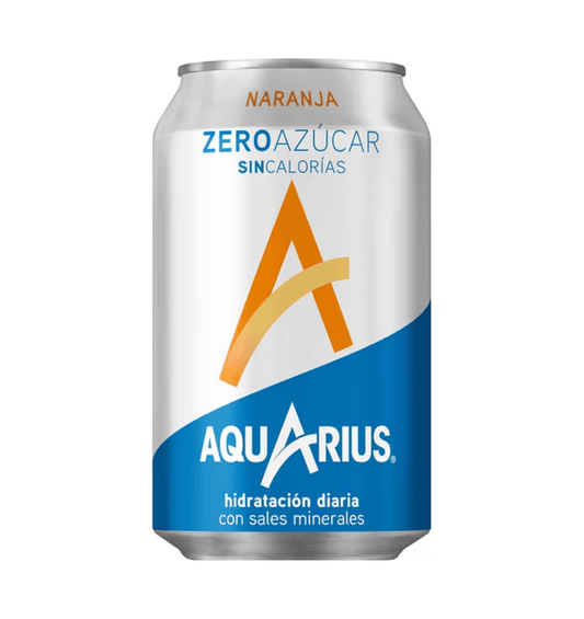 LATA AGUARIUS NARANJA ZERO