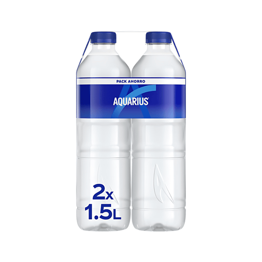 PACK DE 2 AQUARIUS LIMON 1.5L