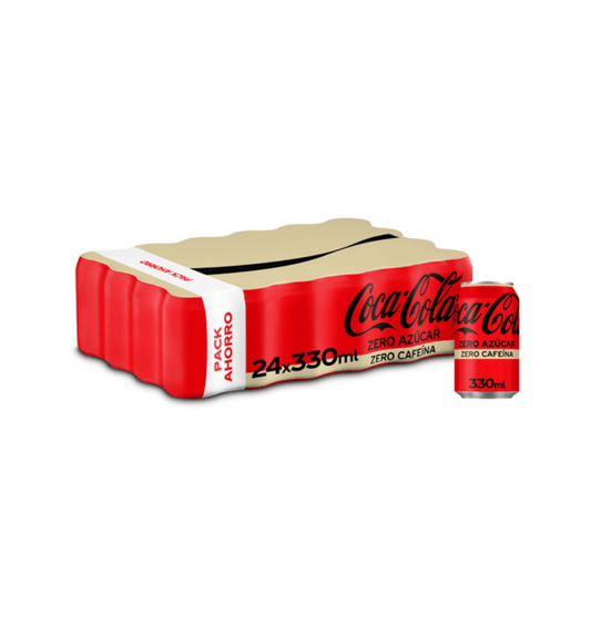 COCA COLA ZERO ZERO PACK24 33CL