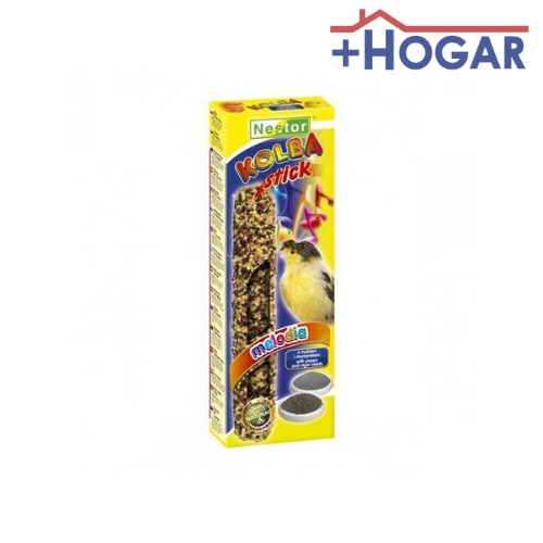 5901636001445  STICK CON SEMILLAS AMAPOLA Y NEGRILLO CANARIOS 85G