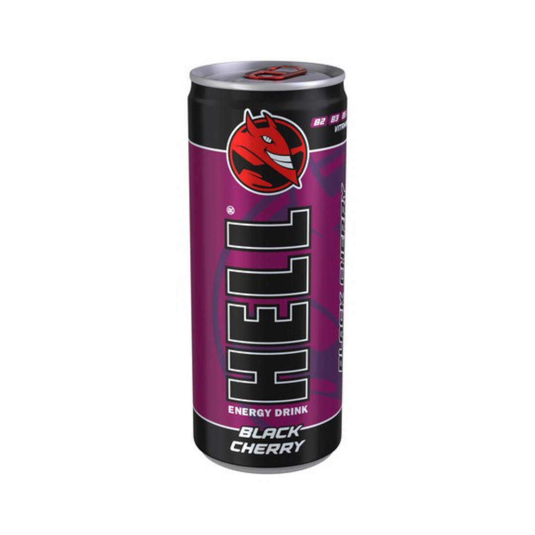 HELL BEBIDA ENERGIZANTE BLACK CHERRY 25CL