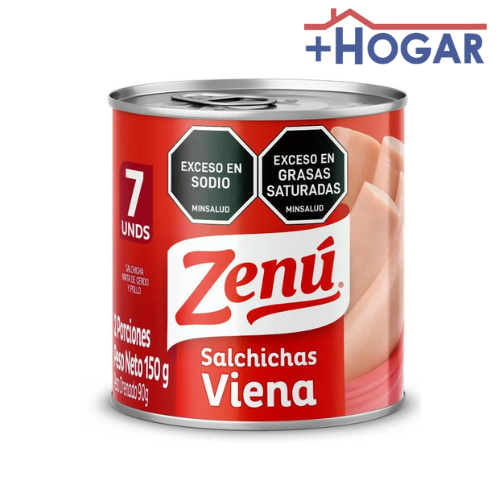 7701101242049  SALCHICHAS VIENA ZENU 150G