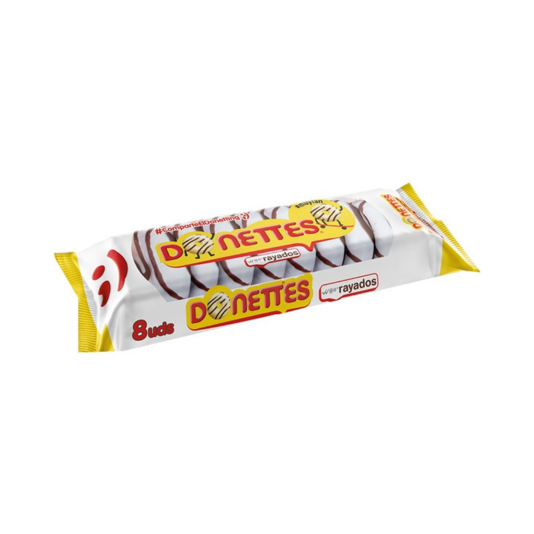 DONETTES  RAYADOS 8+1