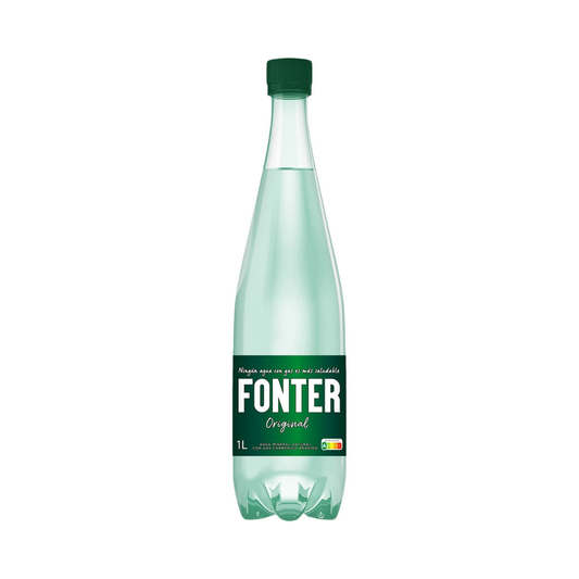 AGUA FONTER C/GAS PET 1L