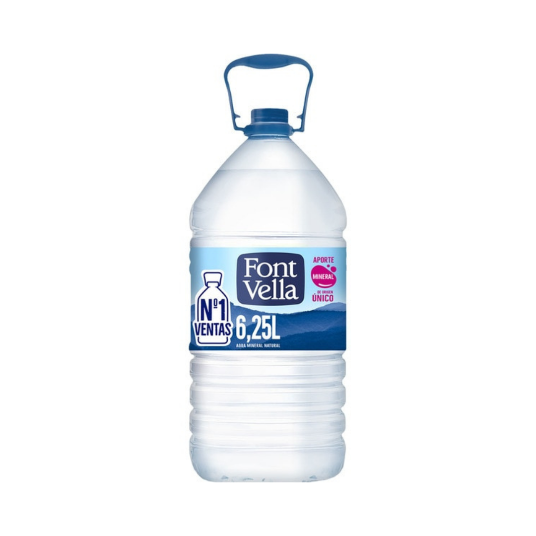 AGUA FONT VELLA NATURAL 6 25L