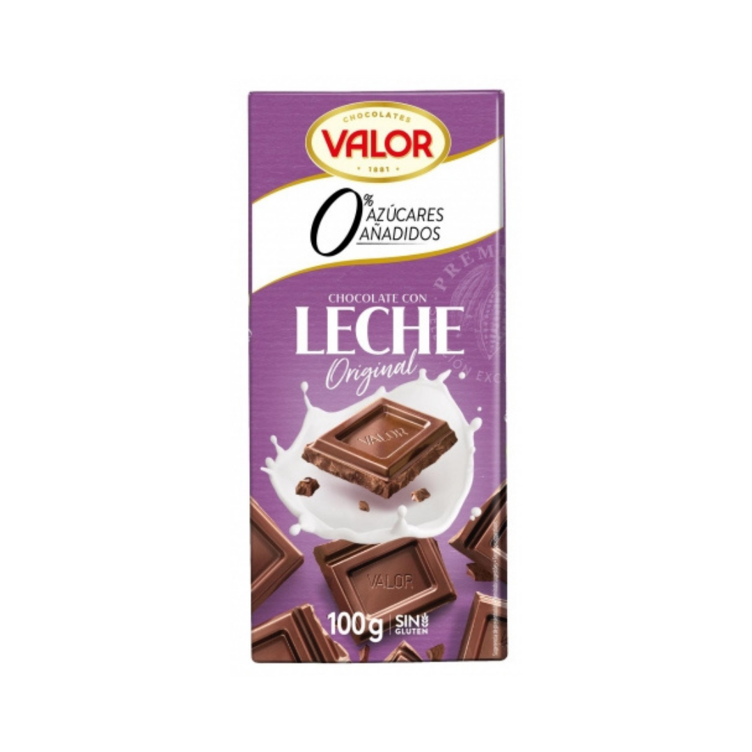 CHOCOLATE CON LECHE SIN AZUCAR 100G