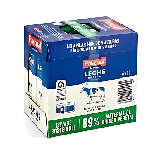 LECHE PASCUAL ENT.1L PACK DE 6