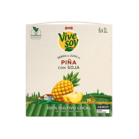 VIVE SOY PACK 6 PIÑA Y SOJA