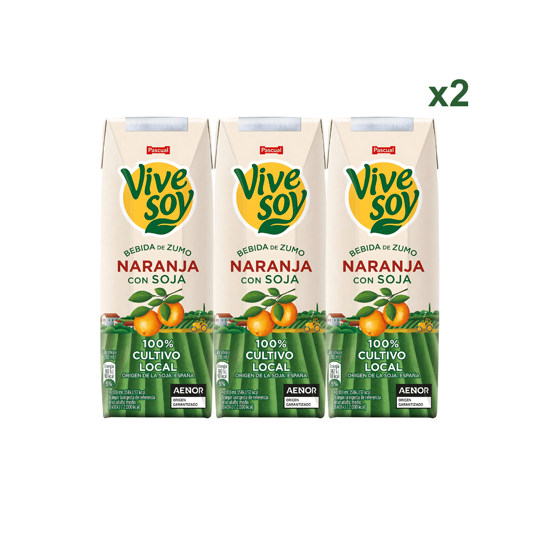 PACK 6 VIVE SOY NARANJA