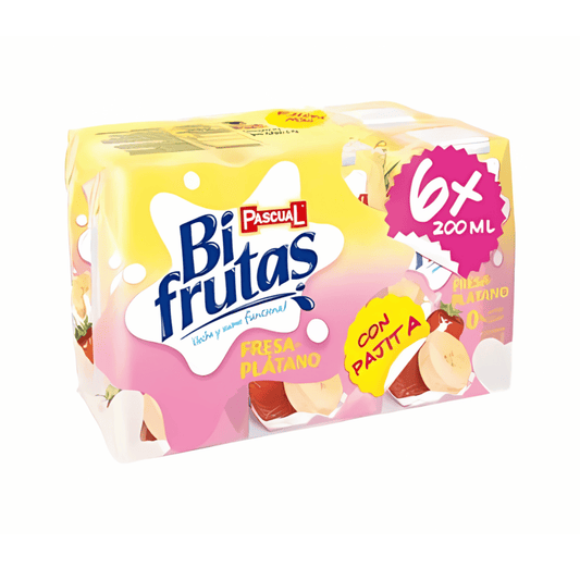 PASCUAL BIFRUTAS FRE/PLAT.200ML P-6