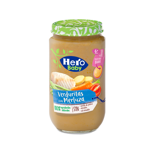 POTITO HERO BABY VERDURITAS CON MERLUZA