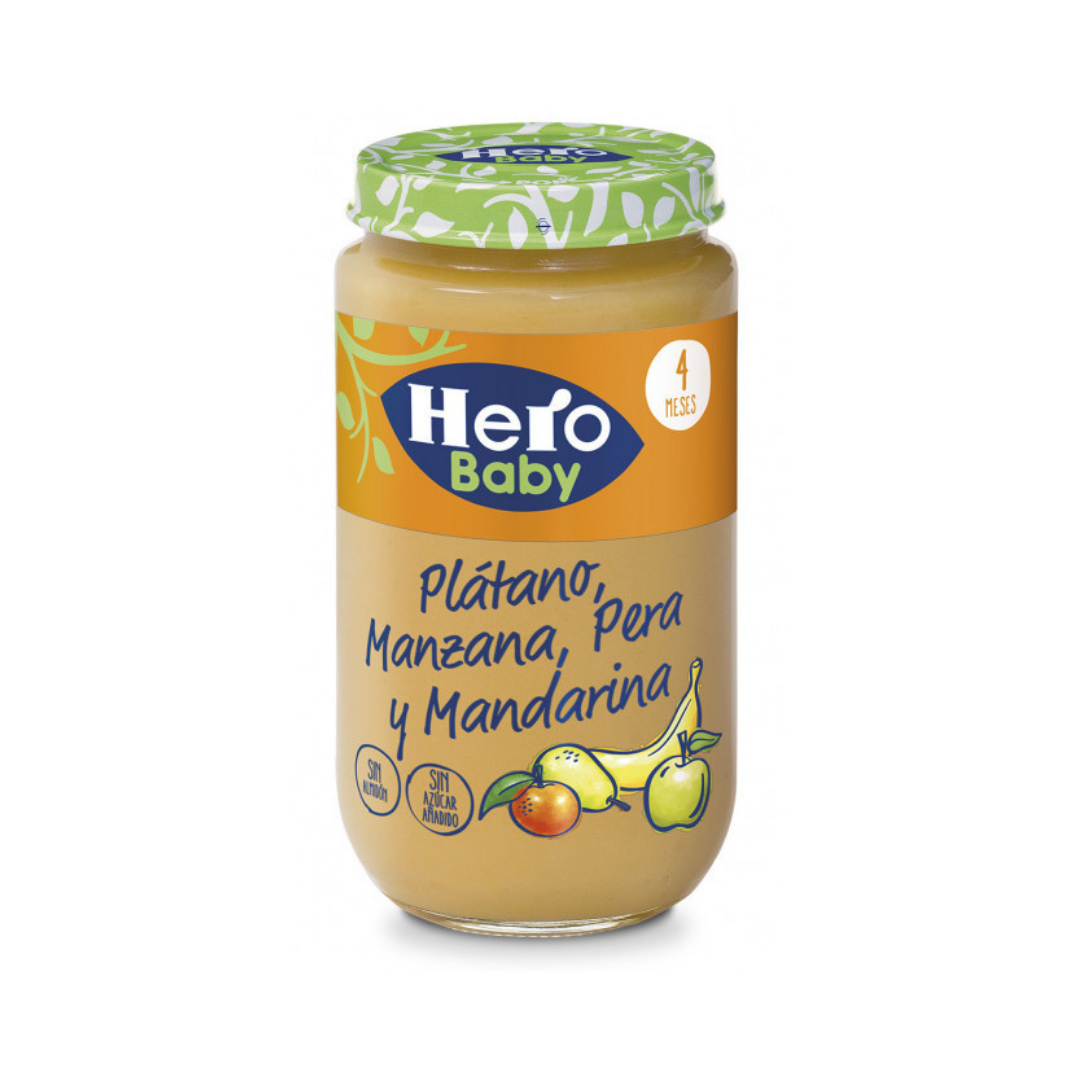 POTITO HERO BABY PLATANO MANZANA PERA Y MANDARINA 235G