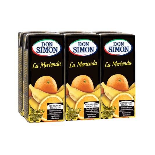 ZUMO D.SIMON LA MERIENDA PACK6X200ML