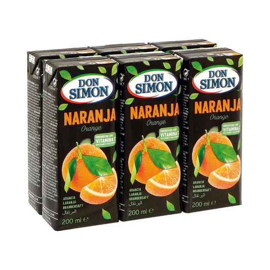 ZUMO D.SIMON NARANJA PACK 6X200ML