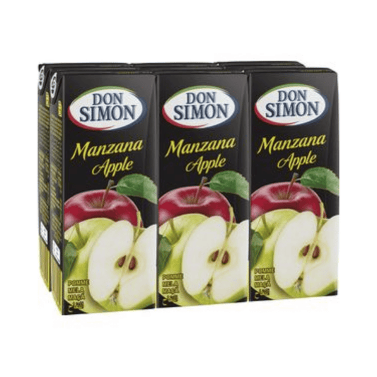 ZUMO D.SIMON MANZANA PACK6X200ML