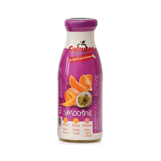 SMOOTHIE MANGO-NARANJA-MARACUYA SLEEVE BOTELLIN 250ML