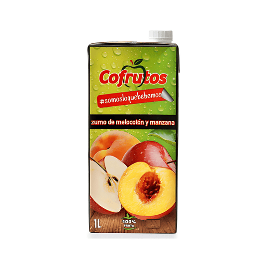 ZUMO MELOCOTON-MANZANA 1L