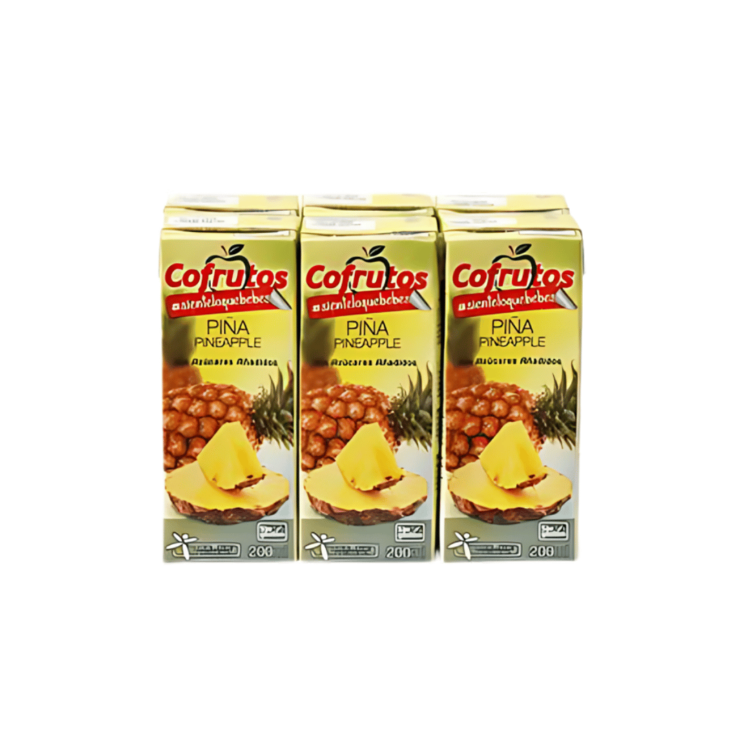 BEBIDA NECTAR SIN AZUCAR PIÑA MINIBRIK 6X200ML