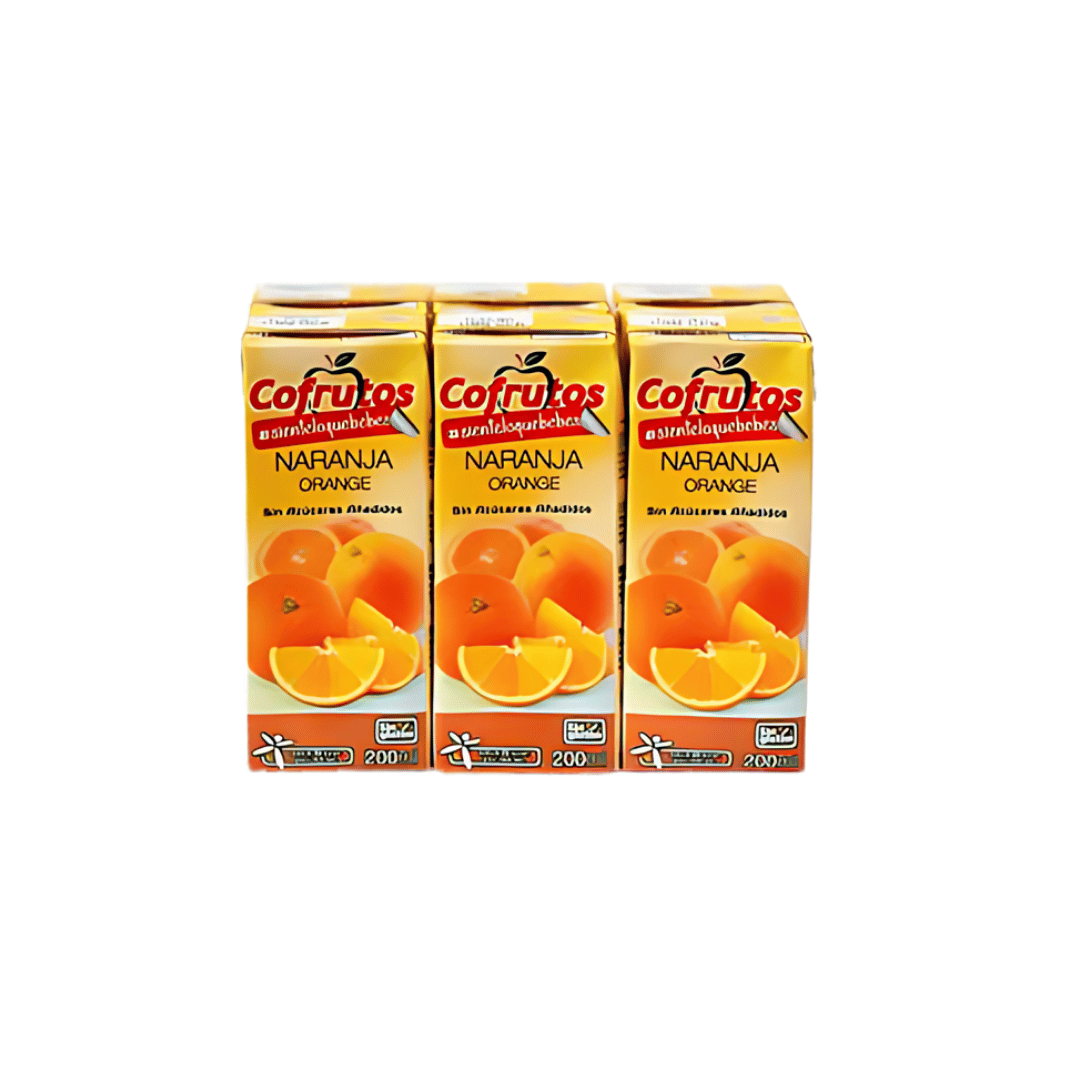 BEBIDA NECTAR SIN AZUCAR NARANJA MINIBRIK 6X200ML