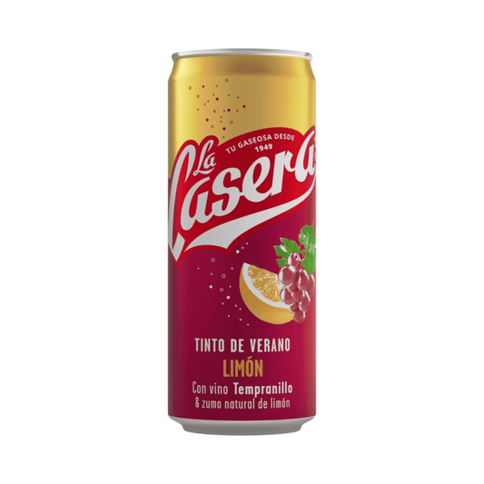 TINTO VERANO LA CASERA LIMON 33CL8º