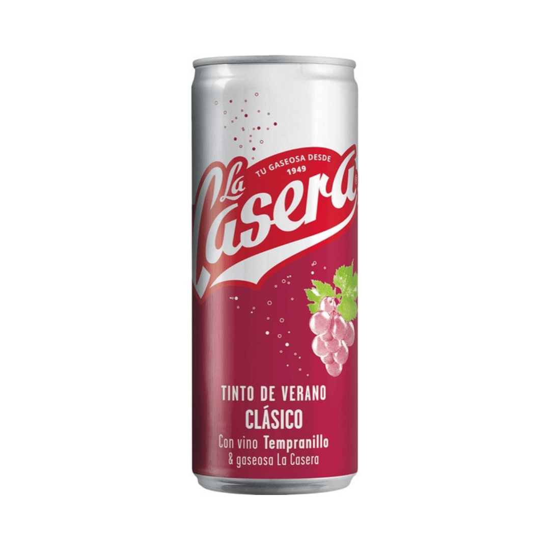 TINTO DE VERANO LA CASERA CLASICO LATA 33CL.