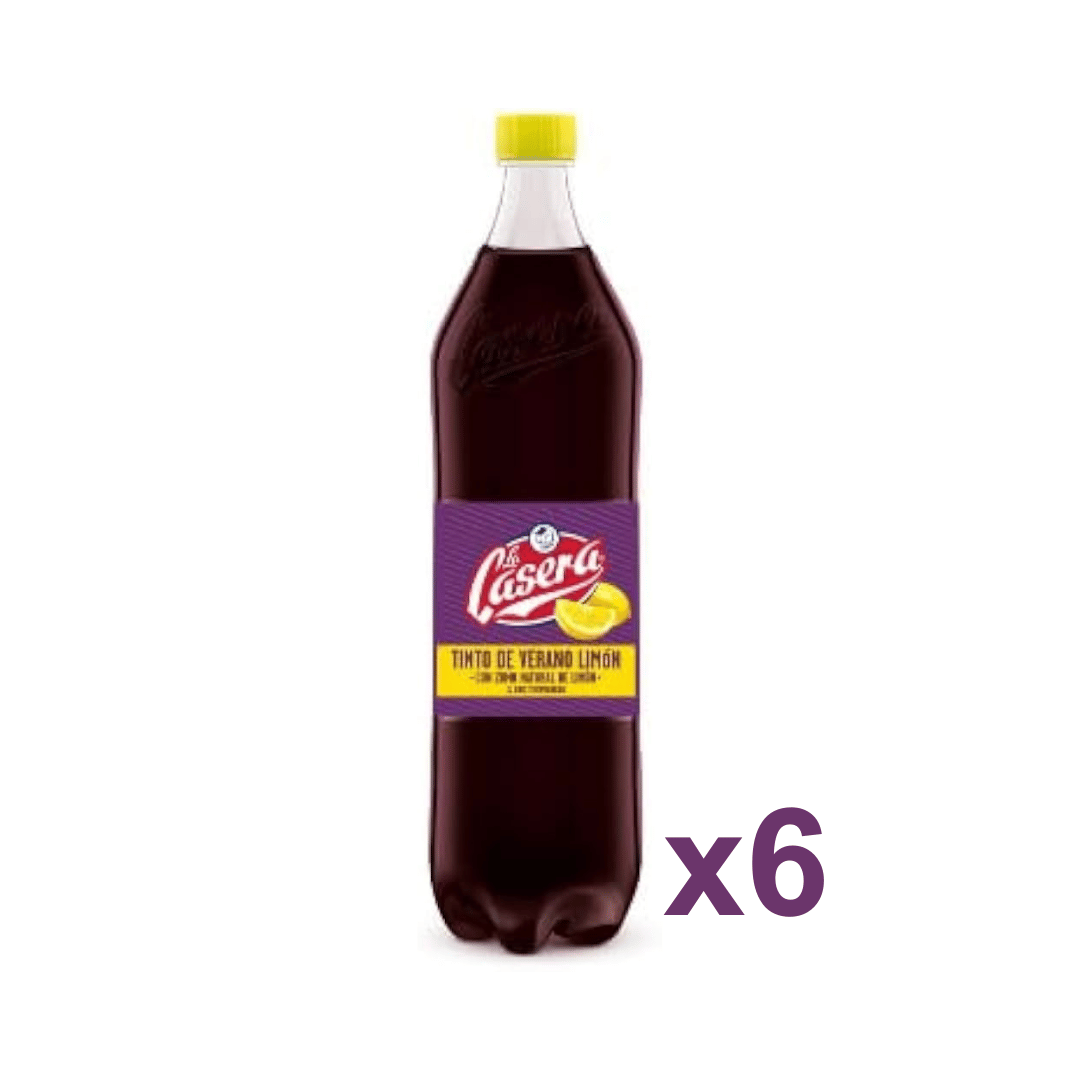 PACK DE 6 TINTO VERANO LIMON 1.5L