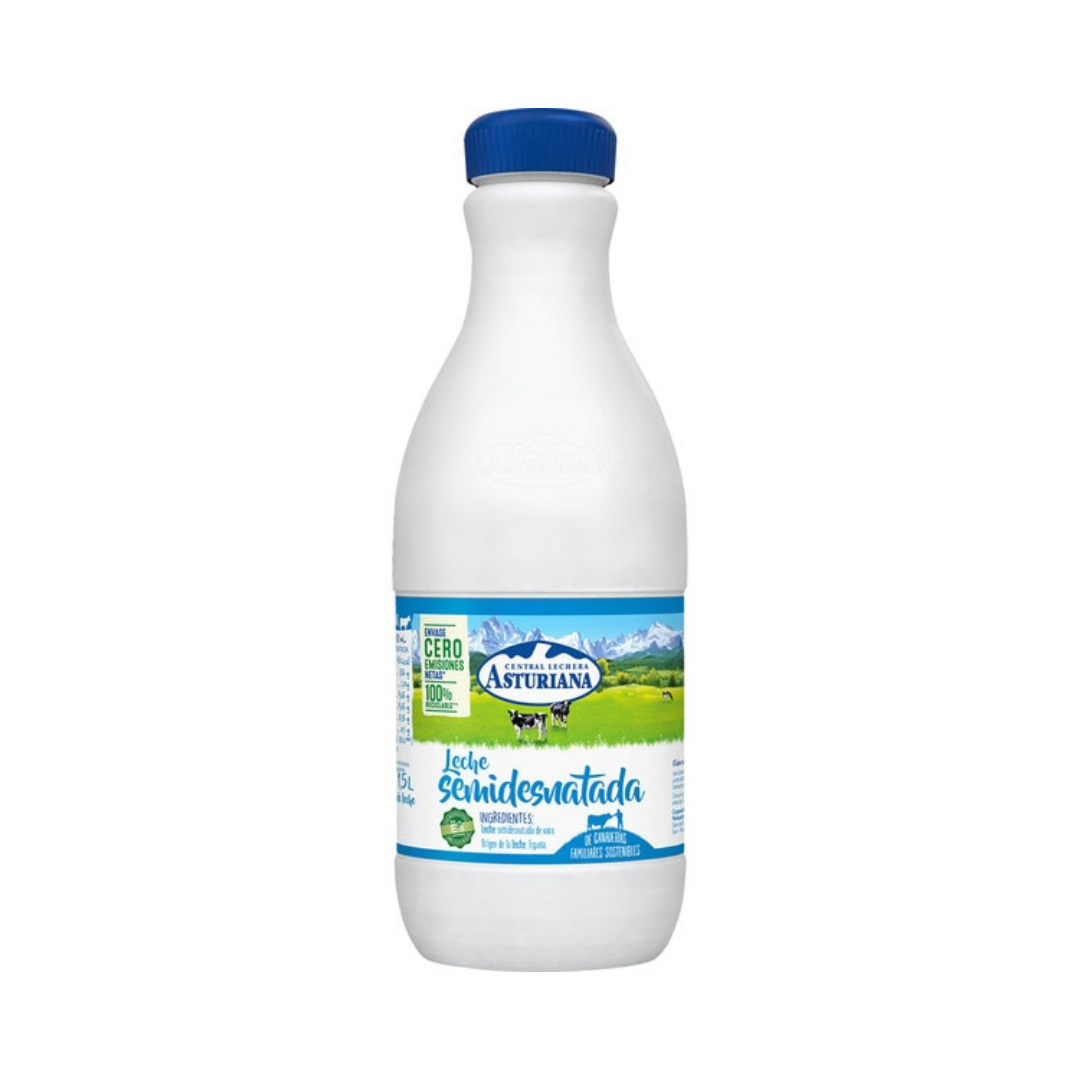 LECHE ASTURIANA SEMI 1 5L