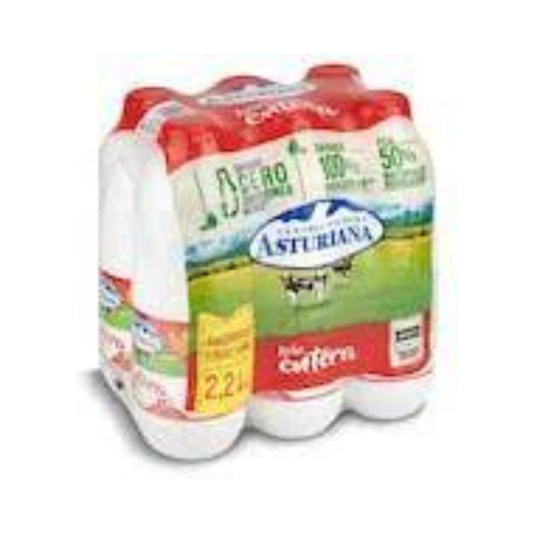 LECHE ASTURIANA ENT.2,2L PACK DE 6