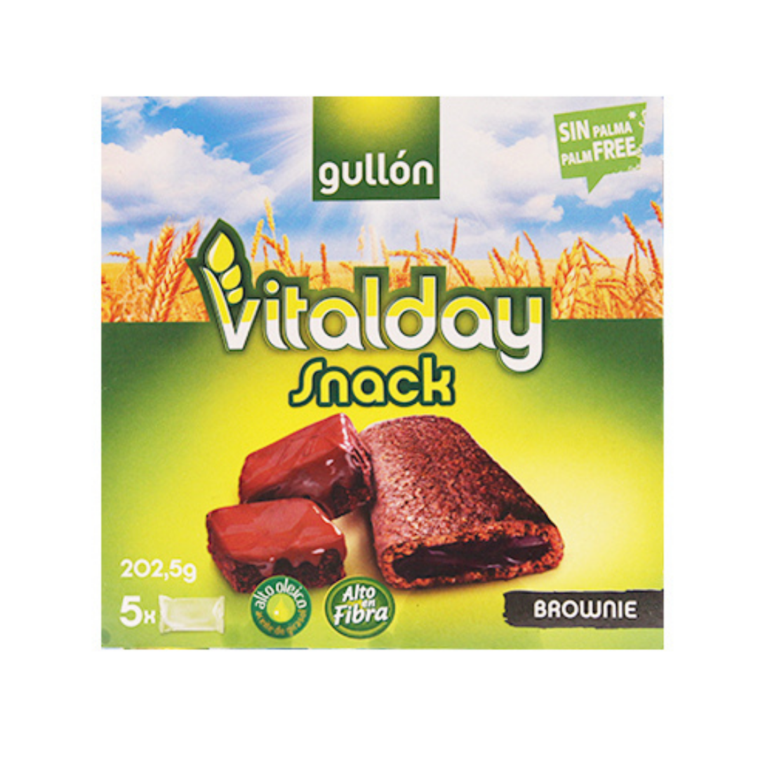 GULLON VITALDAY SANACK BROWNIE 202.5G