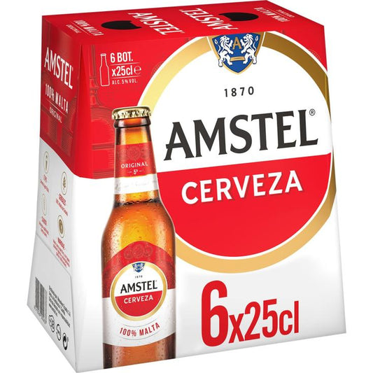 CERVEZA AMSTEL 25CL P-6 4.7?