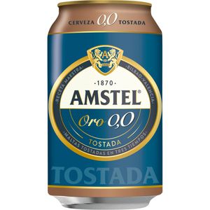 AMSTEL ORO TOSTADA 0.0 33CL