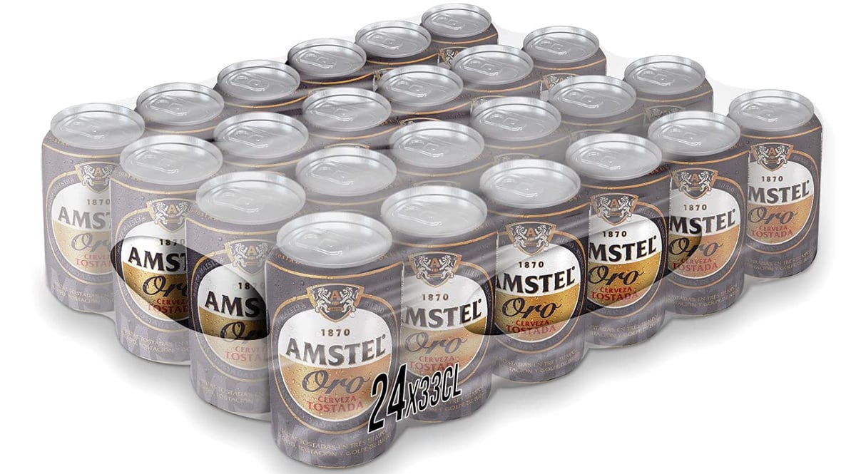 AMSTEL ORO TOSTADA 0.0 PACK24X33CL