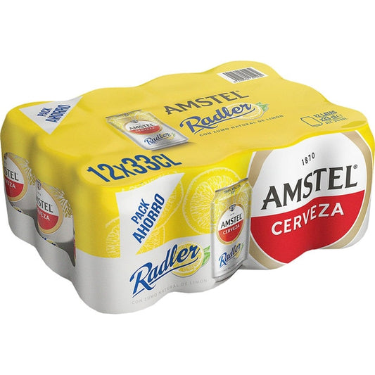 CERVEZA AMSTEL RADLER 33 CL PACK-12