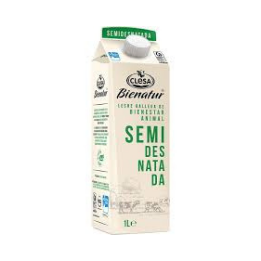 LECHE SEMIDESNATA CLESA 1L