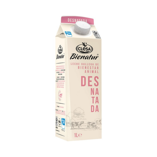 LECHE DESNATADA CLESA 1L