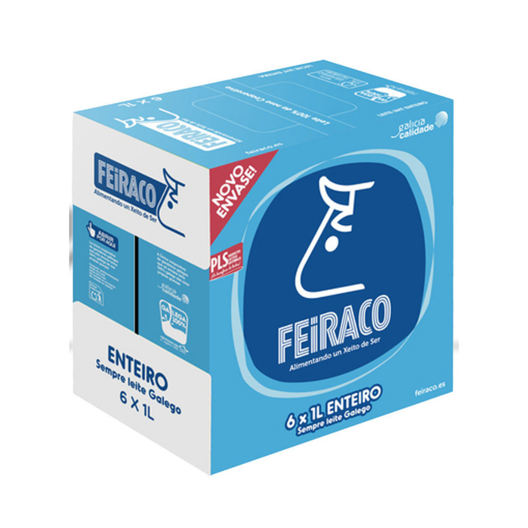 LECHE FEIRACO ENTERA 1L*6