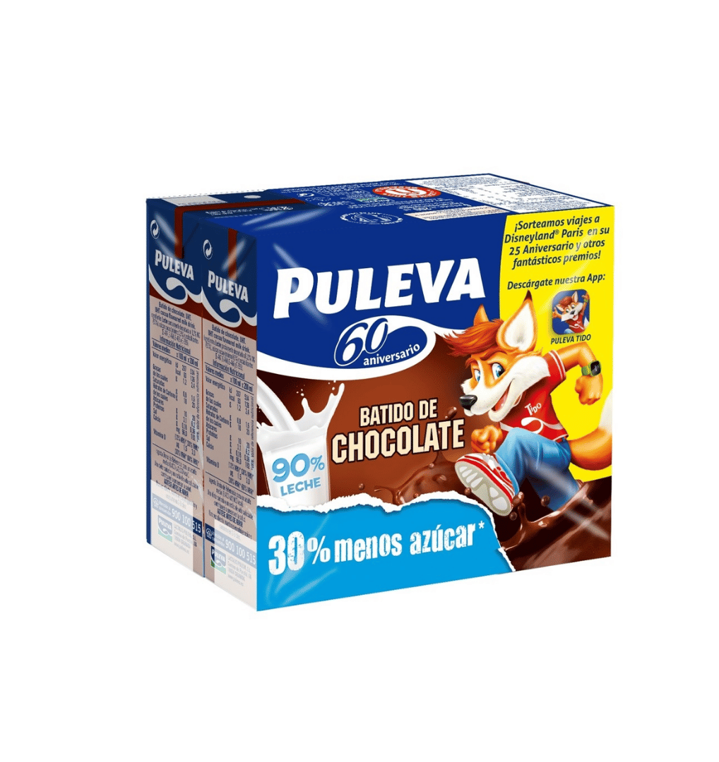 BATIDO PULEVA CACAO 200ML 6U